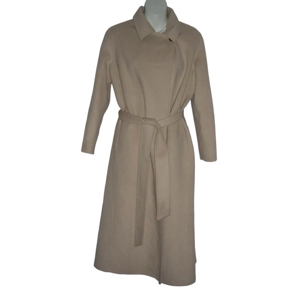 Lattelier Coat Wool Belt Robe Oversized Academia Minimalist Parisian Streetwear - Picture 1 of 16